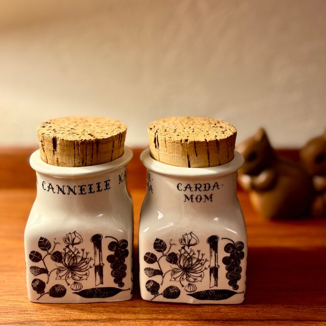 ARABIA spice pot アラビア スパイスポット カルダモン エステリ