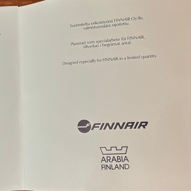ARABIA×FINNAIR Helja Summer Midnight Sun アラビア フィンエアー