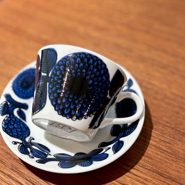 Gustavsberg Blå Aster C&S グスタフスベリ ブルーアスターコーヒーカップ＆ソーサー(オリジナル)