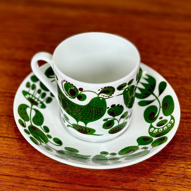 Gustavsberg Turtur C&S グスタフスベリ チュールチュール コーヒーカップ＆ソーサー(オリジナル)