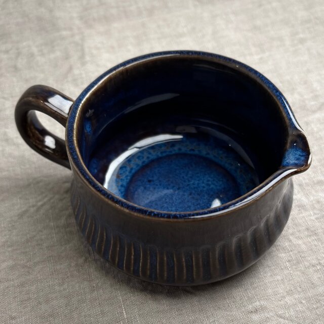 ゲフレ　【超希少】コスモス　青い長方形　ヴィンテージ　約30cm x 20cm Gefle/ゲフレ Kosmos/コスモス スクエアプレート30cm 001|北欧