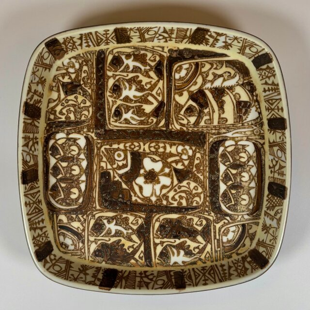 Royal Copenhagen Baca Nils Thorsson ロイヤルコペンハーゲン スクエアトレイ