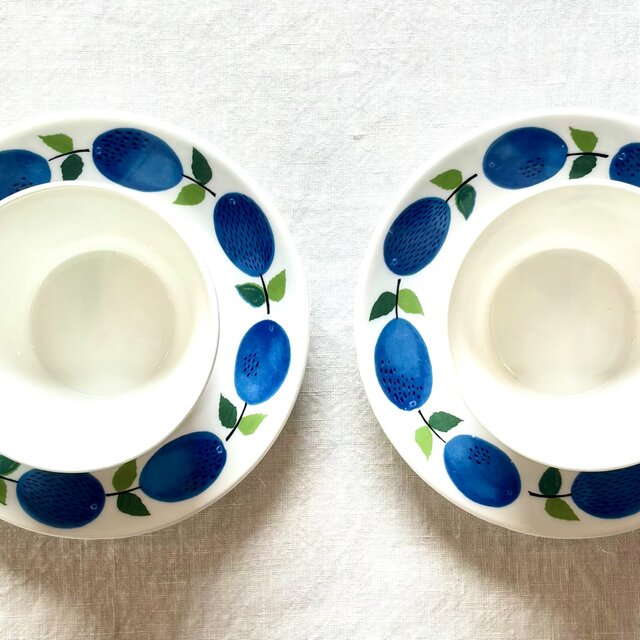 Gustavsberg Prunus C&S グスタフスベリ プルーヌス コーヒーカップ＆ソーサー②