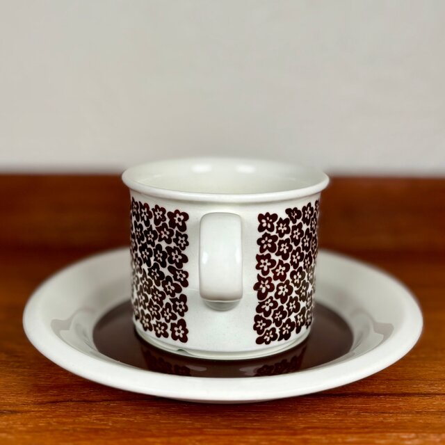 non　アラビア　ファエンツァ　26cm 6枚セット Arabia Faenza 黒 ティーカップ, ヴィンテージ | Astialiisa Online