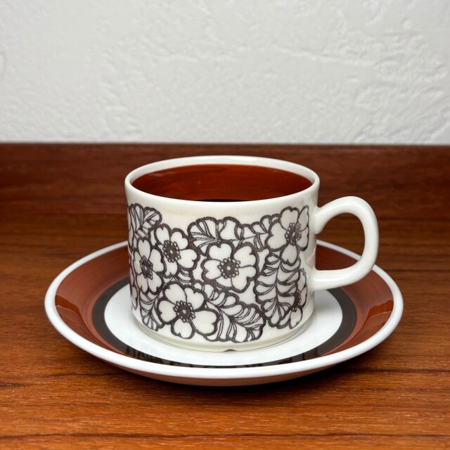 Gefle/Upsala Ekeby Agneta C&S ゲフレ/ウプサラエクビー アグネッタ カップ&ソーサー①