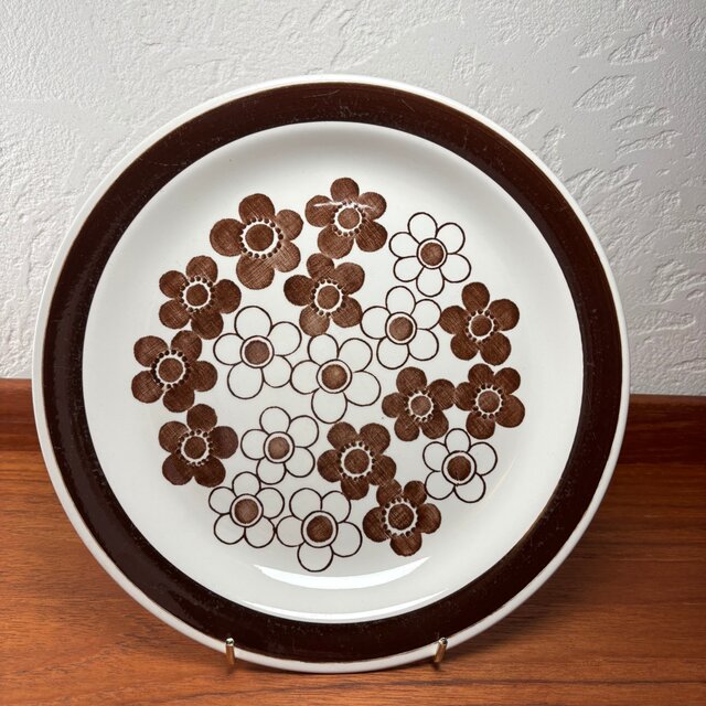 Rorstrand Anemon plate ロールストランド アネモン 24cmプレート ブラウン②