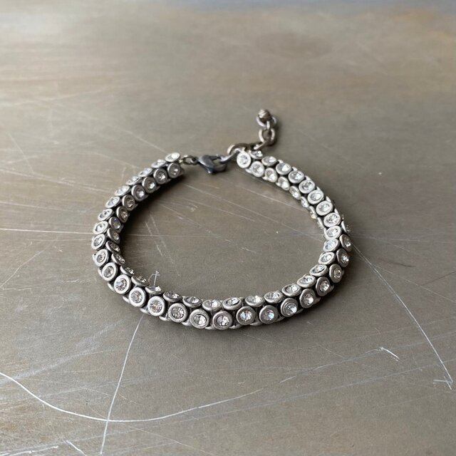 Vintage 90s USA retro crystal bijou bracelet