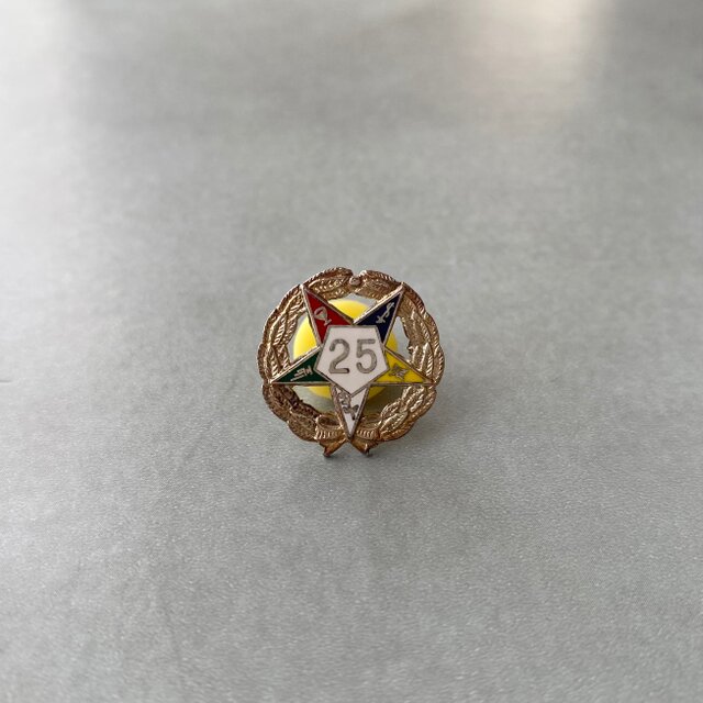 【SALE】Vintage USA Freemason pin brooch