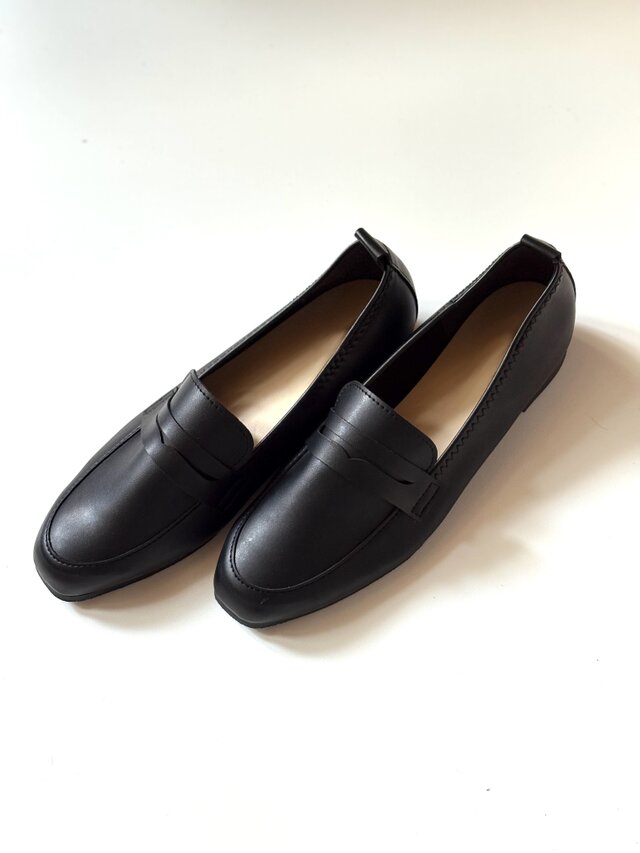 24cmのみ【毎日履きたくなる】軽量ソフトローファー｜やわらかフィット・滑りにくいラバーソール・通勤通学対応