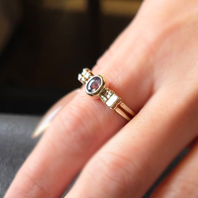 カプラ　アイオライトサンストーン【Silver925】