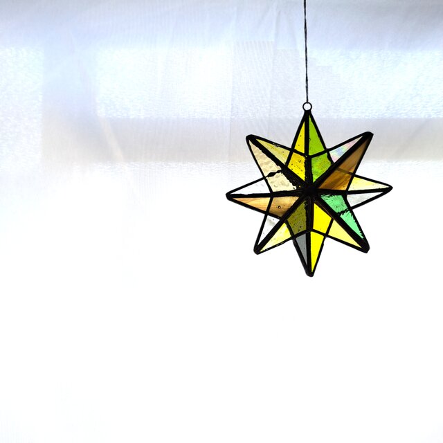 Octagram ornament M/ muted christmas