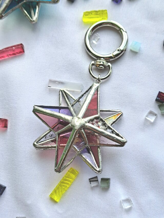 Octagram charm/ PINK