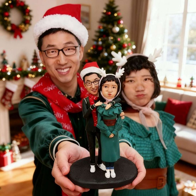 結婚祝い 結婚記念日 結婚式 新郎新婦 オーダーメイド 似顔絵 人形 プチギフト 写真から カップル そっくり　フィギュア 夫婦