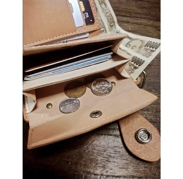 国内最高峰栃木レザーMiddle Leather Wallet | iichi 日々の暮らしを