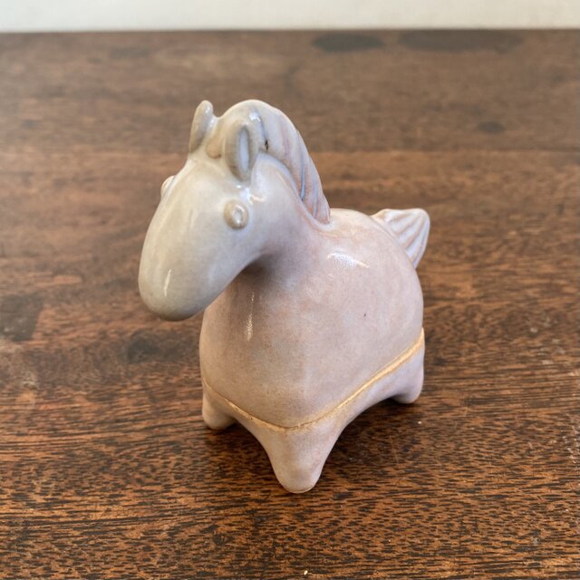 萩焼 干支 馬の香合 | iichi 日々の暮らしを心地よくするハンドメイド