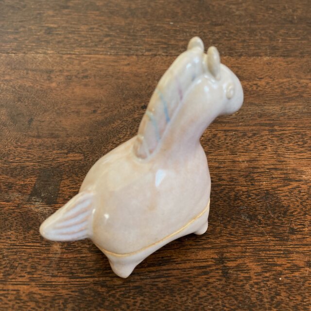 2775 萩焼 羊 香合 未使用 2775 萩焼 羊 香合 未使用