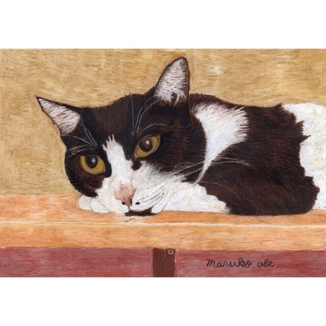 「ウメ15」猫イラスト（原画）