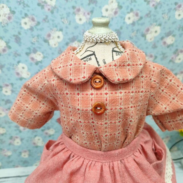 着せ替え人形の服　㉑　<春まつ雪うさぎ>