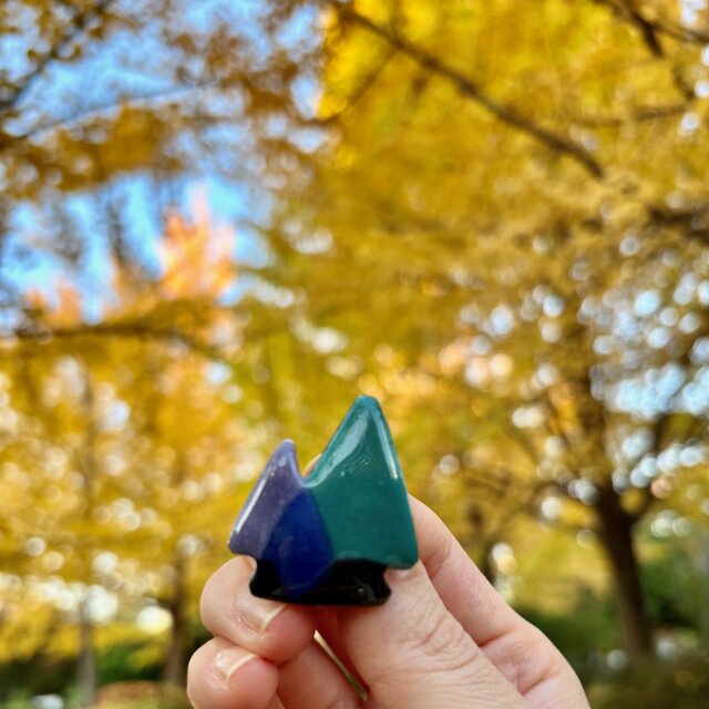 七宝焼 / Yama（GR・RD）【タックピン】