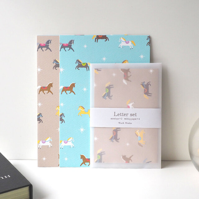翔馬ちらしのレターセット | iichi 日々の暮らしを心地よくする