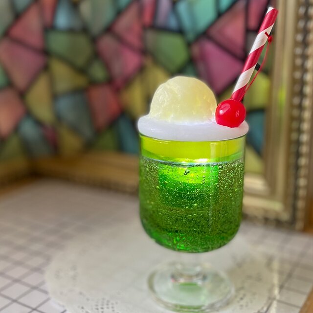 LEDアロマ「クリームソーダ」（メロンソーダの香り）