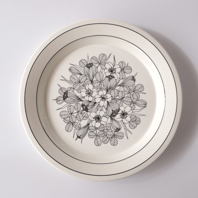 ARABIA Krokus plate アラビア クロッカス プレート モノトーン 26cm