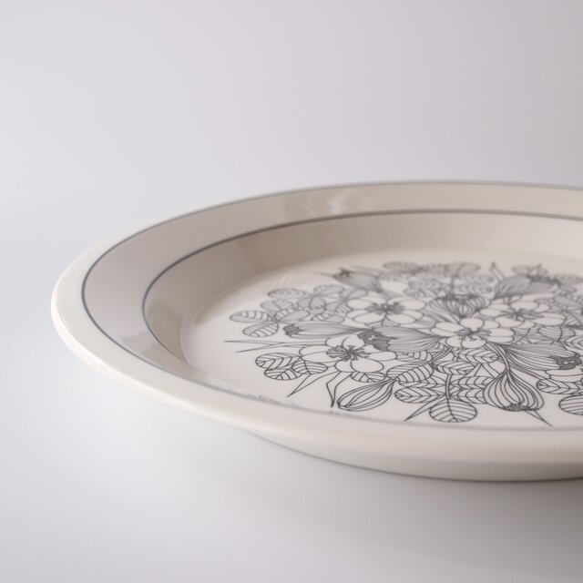 ARABIA Krokus plate アラビア クロッカス プレート モノトーン 26cm