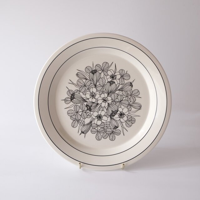 ARABIA Krokus plate アラビア クロッカス プレート モノトーン 26cm