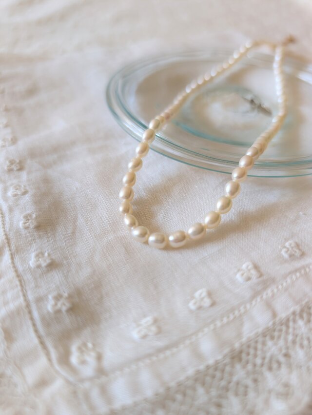 淡水パールのネックレス