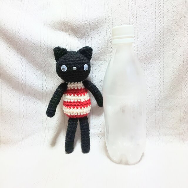 あみぐるみ黒猫3個セット | iichi 日々の暮らしを心地よくする