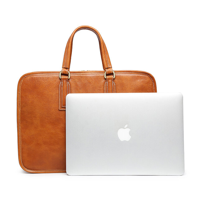 Cisei 定番ブリーフケース キャメル Cisei 定番ブリーフケース