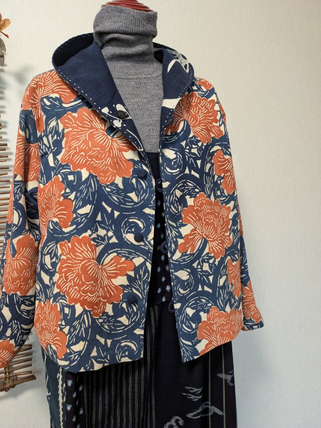 C様専用］古布リメイク ギャザー切り替えのキャミソールワンピース