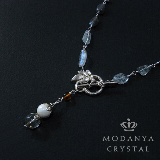 アクアマリン+カイヤナイト+ラブラドライト+ブルートパーズ+ペリドット