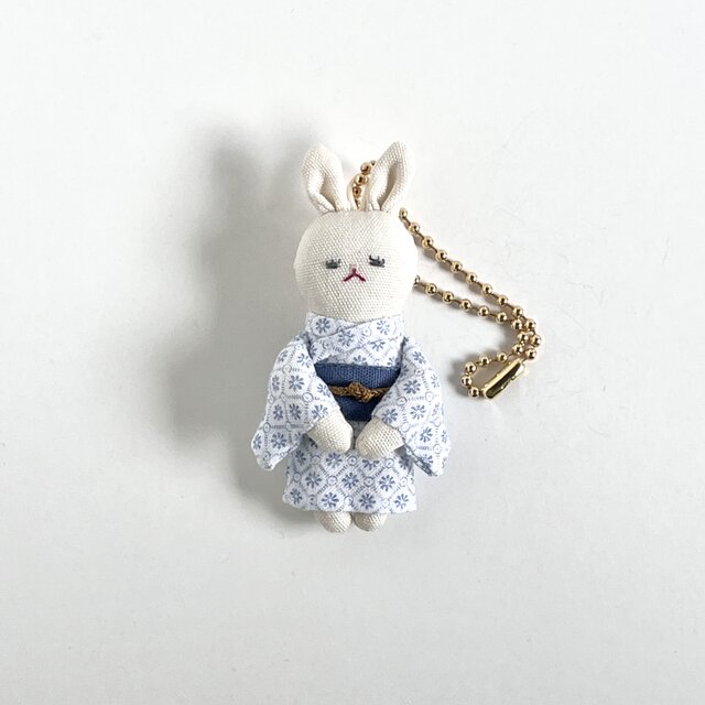きものうさぎ　バッグチャームのコピー