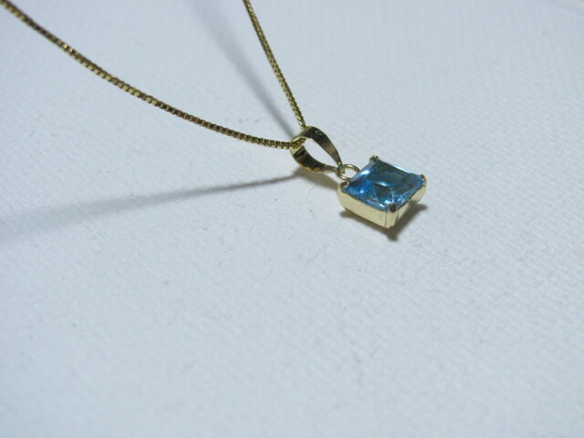 k18YG*スイスブルートパーズペンダントトップ | iichi 日々の暮らしを