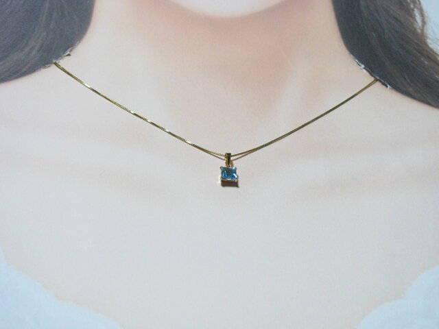 k18YG*スイスブルートパーズペンダントトップ | iichi 日々の暮らしを