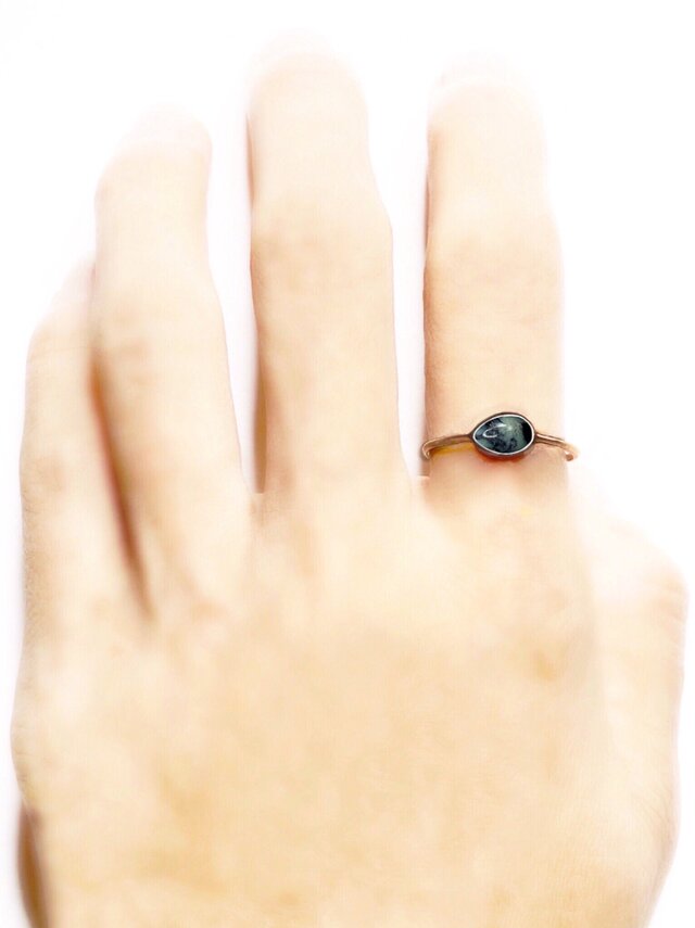 一点もの k18 New Lander Turquoise リング No.2/ 受注制作 | iichi