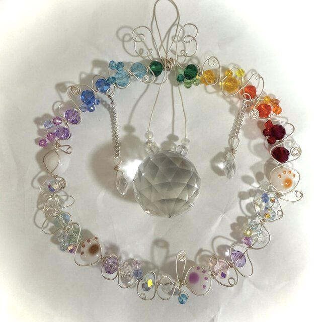 ソラトツナグサンキャッチャー　雨上がり