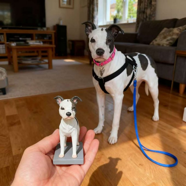 ペット 似顔絵 人形 オーダーメイド、 ペットの写真で フィギュア プレゼント、犬 愛犬 肖像画、うちの子 置物、ドール