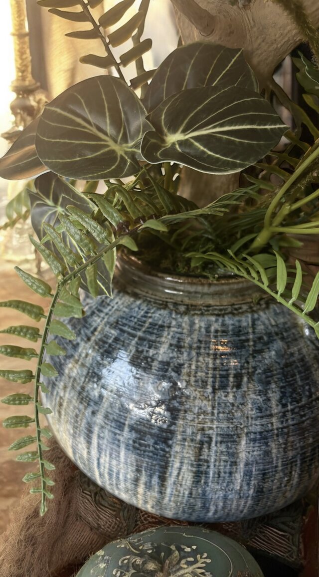 光触媒　人工観葉植物　フェイクグリーン　モンステラバリエガータアレンジ.@pd 光触媒 人工観葉植物 フェイクグリーン モンステラバリエガータ