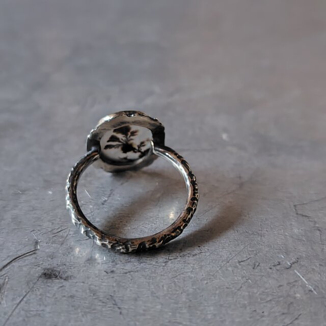 デンドリティックアゲートシルバーリング#11.5 | iichi 日々の暮らしを