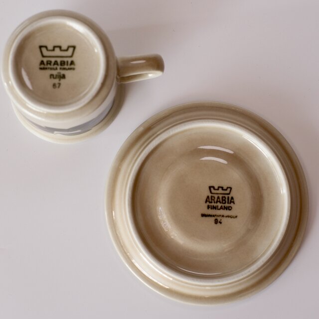 ARABIA Ruija C&S アラビア ルイージャ ルイヤ コーヒーカップ