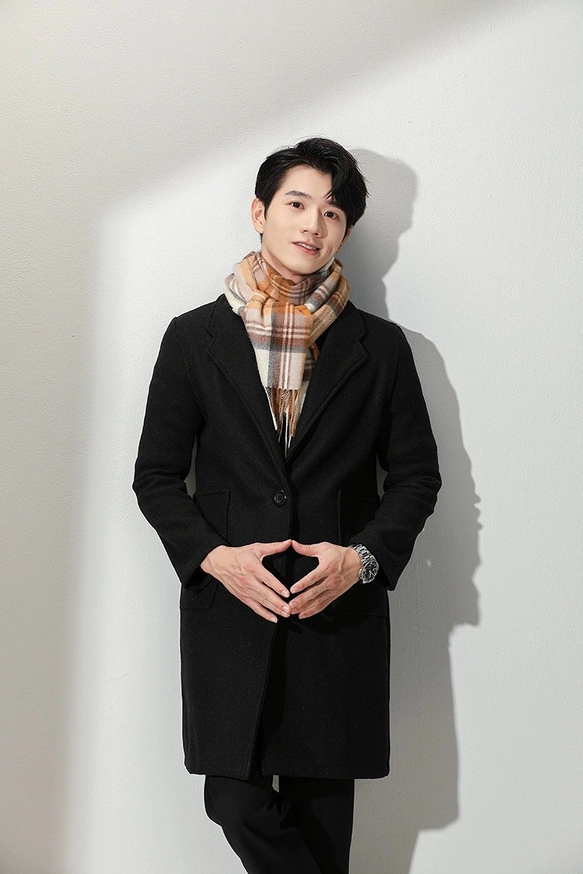 スヌード冬 ネックウォーマー スヌード マフラー メンズ ストール カシミヤ100% 最高のカシミヤ 英国風