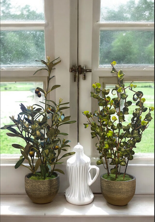 光触媒 人工観葉植物 ウォールグリーン フェイクグリーン オリーブと