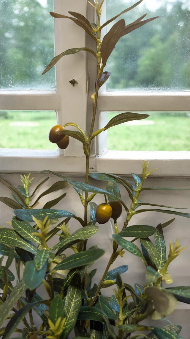 光触媒 人工観葉植物 ウォールグリーン フェイクグリーン オリーブと