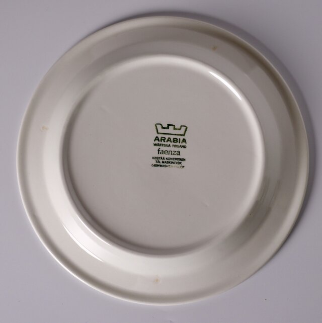 ARABIA Faenza plate ARABIA Faenza plate アラビア ファエンツァ 20cm