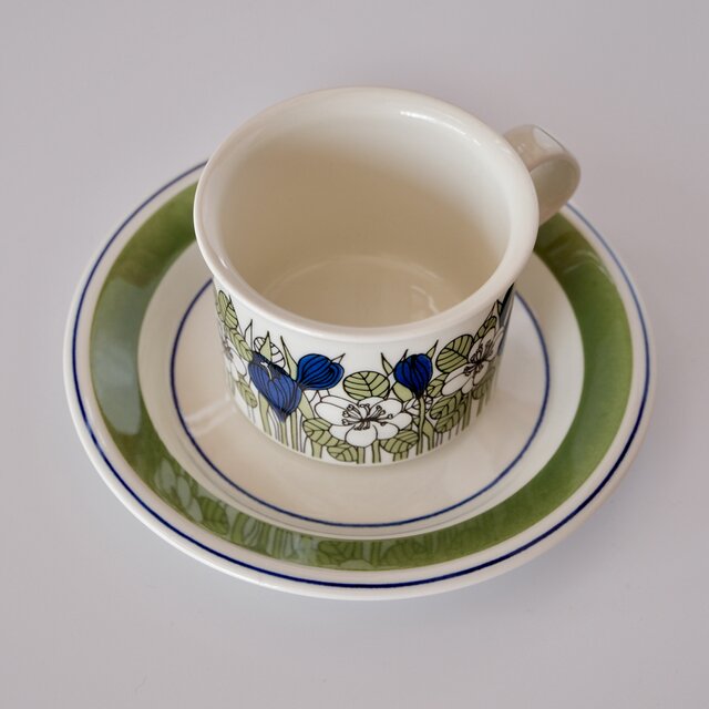 ARABIA ヴィンテージ krokus/クロッカス C&S 2客 ARABIA ヴィンテージ krokus/クロッカス C&S 2客 ARABIA ヴィンテージ