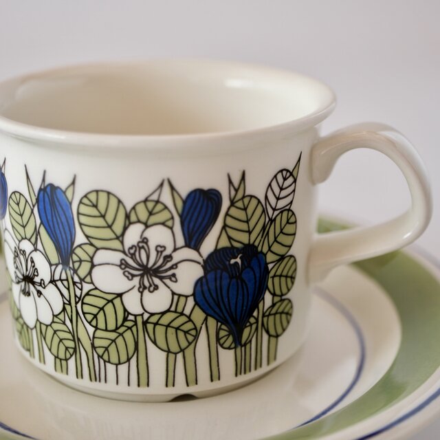 ARABIA Krokus C&S アラビア クロッカス コーヒーカップ＆ソーサー