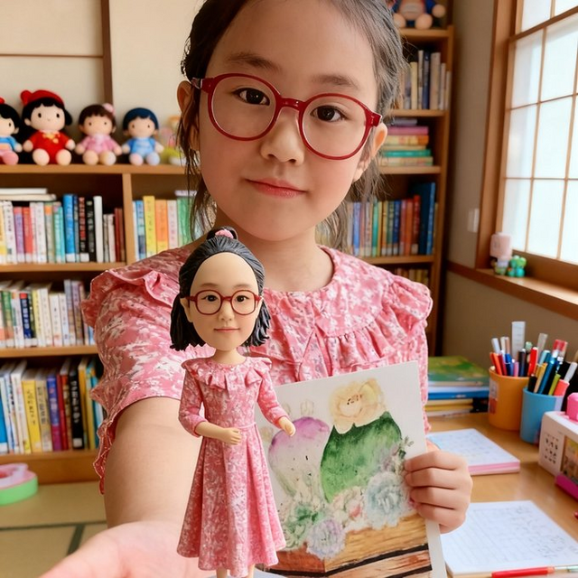 子ども 誕生日プレゼント、出産祝い 妊婦　男の子 女の子 オーダーメイド 似顔絵 人形、赤ちゃん・ベビー 写真 から フィギュア