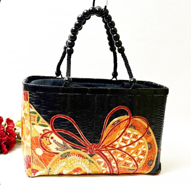 一閑張りバッグ（サイズ大） “百鬼夜行” 浮世絵 | iichi 日々の暮らし